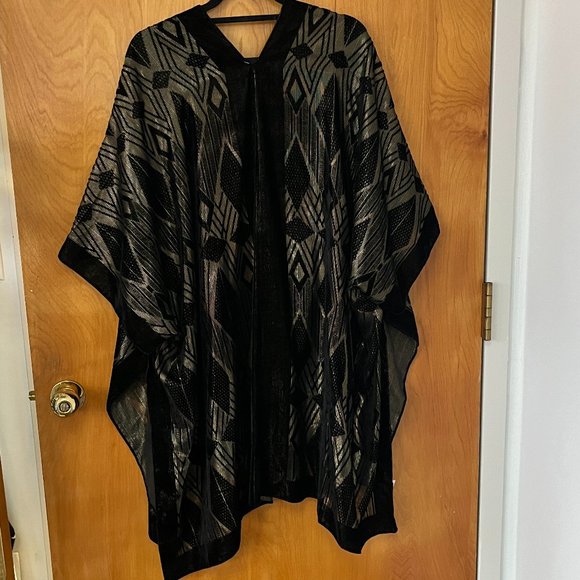 Anthropologie Nicolette Burnout Velvet Kimono - Picture 5 of 6
